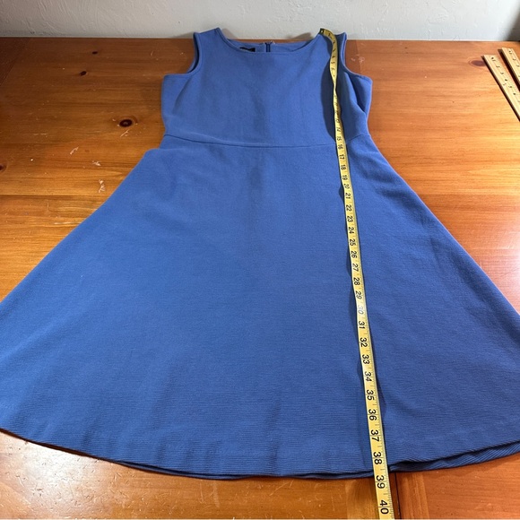 Talbots Sleeveless Midi Dress in Blue - Size Medium - Picture 5 of 8